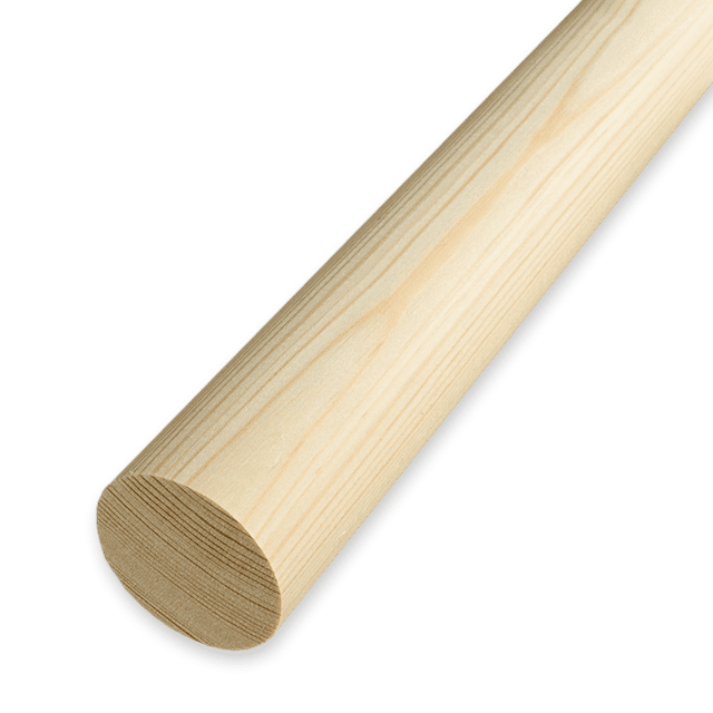 Круглый погонаж КП-40 сращ. б/с L=2,1-2,2м